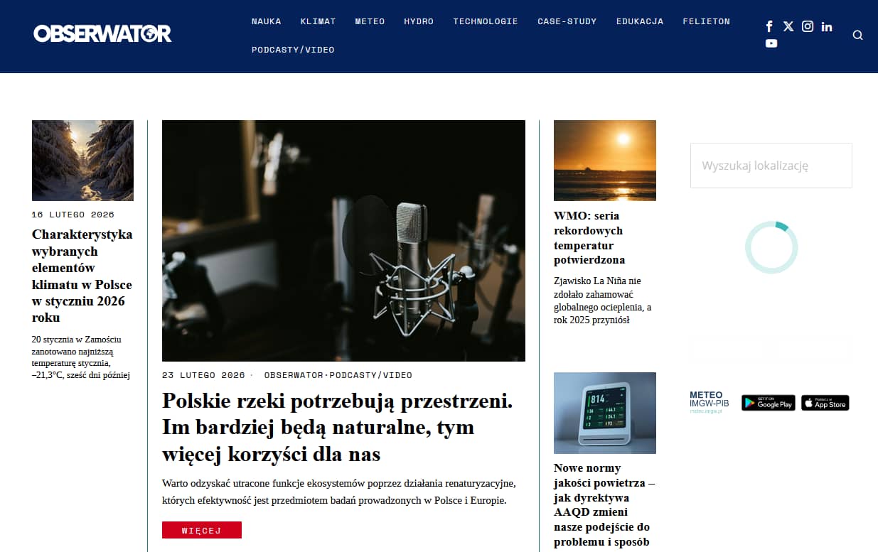 Polska: Pogodowy serwis w odświeżonej odsłonie