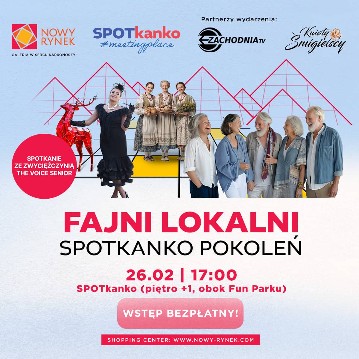 Jelenia Góra: Gwiazda „The Voice Senior” w Nowym Rynku. Wyjątkowe SPOTkanko pokoleń w czwartek