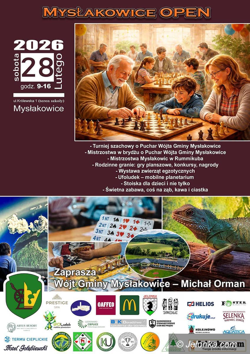Mysłakowice: Szachy, brydż, gry i zwierzaki – Mysłakowice Open 2026