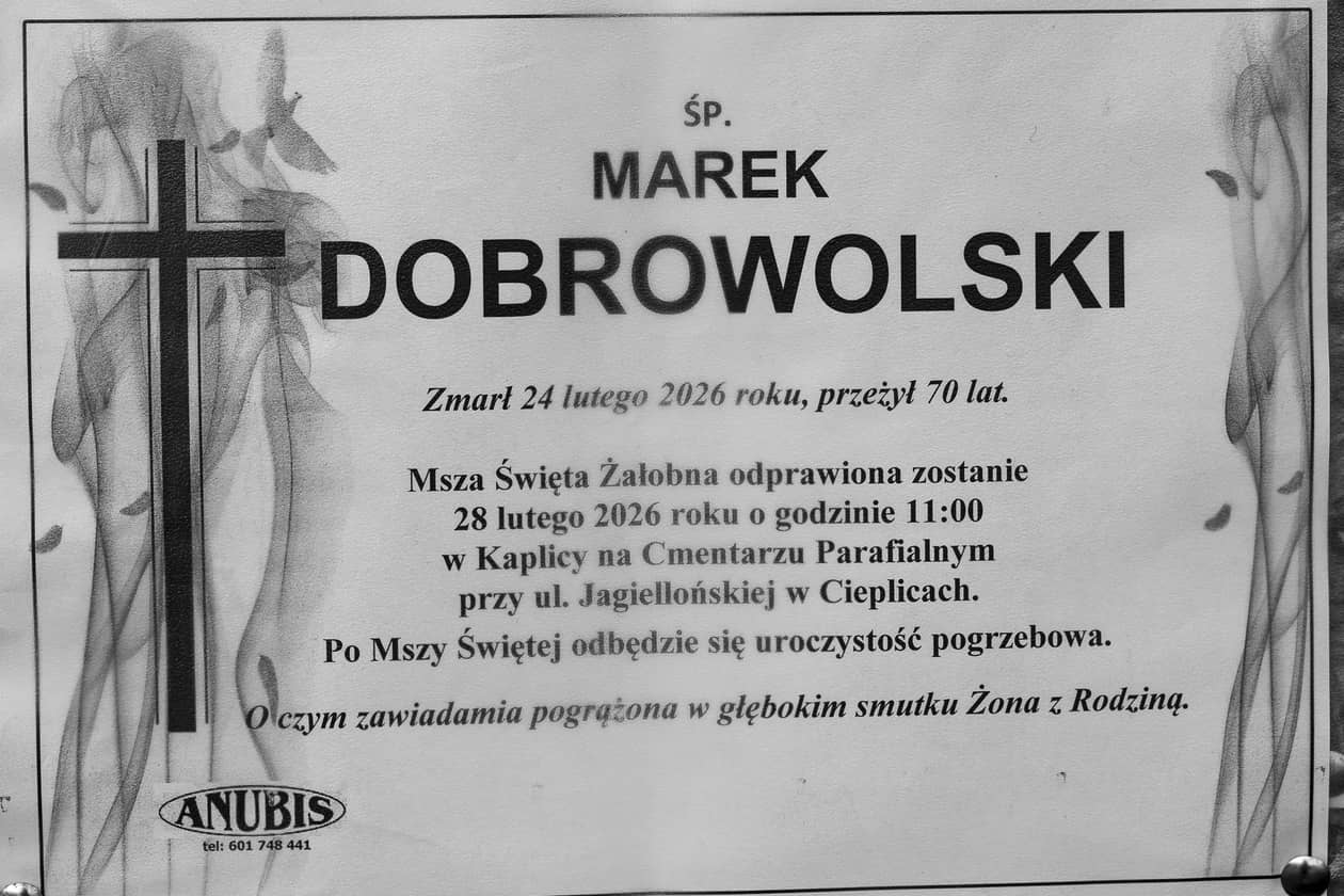 Jelenia Góra: Zmarł Marek Dobrowolski