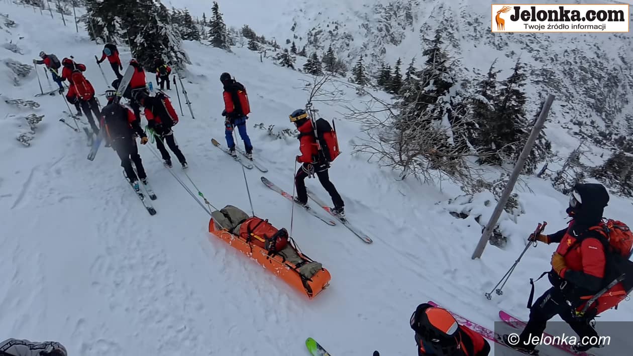 Karkonosze: Ratownicy ćwiczyli w Karkonoszach