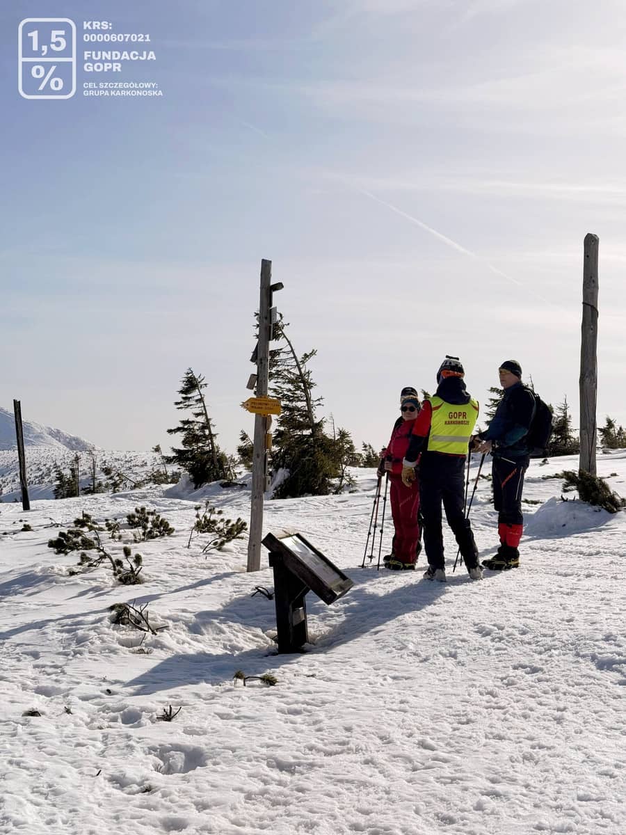 Karkonosze: Ferie w Karkonoszach pracowite dla ratowników