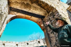 Jedyny drewniany świadek pożaru Zamku Chojnik