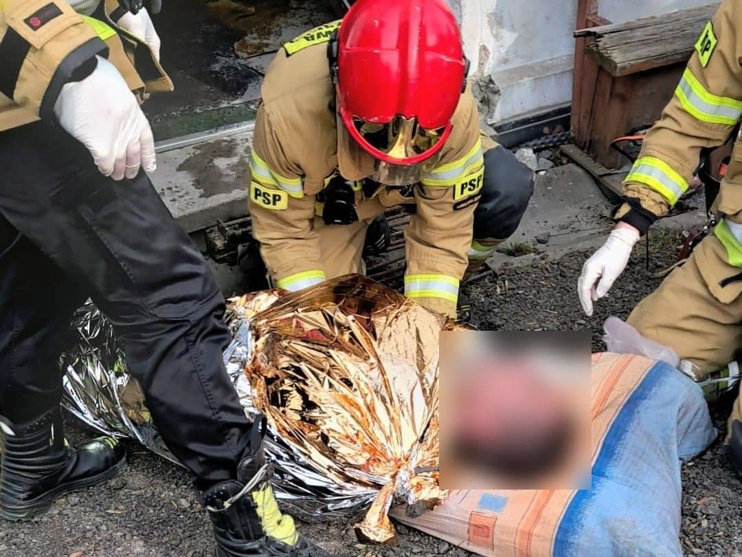 Dolny Śląsk: Policjantki uratowały 49–latka z płonącego mieszkania