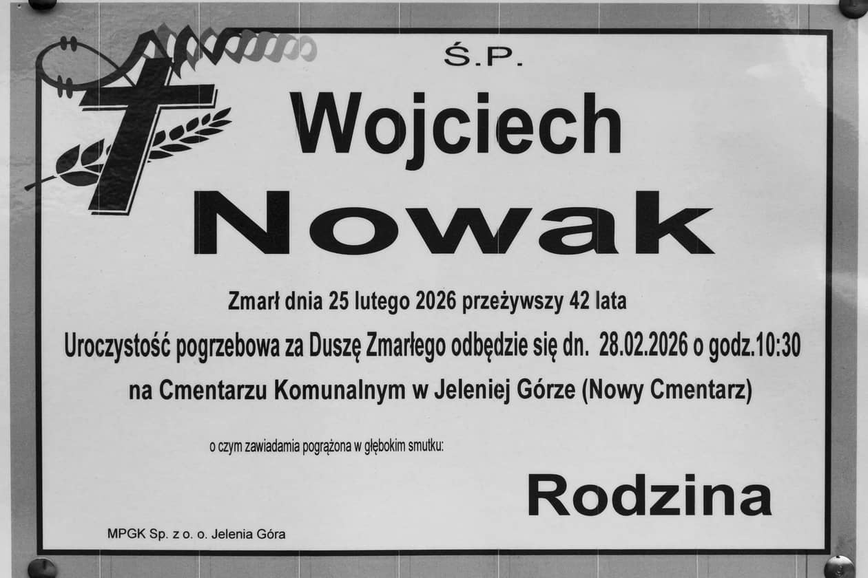 Jelenia Góra: Zmarł Wojciech Nowak