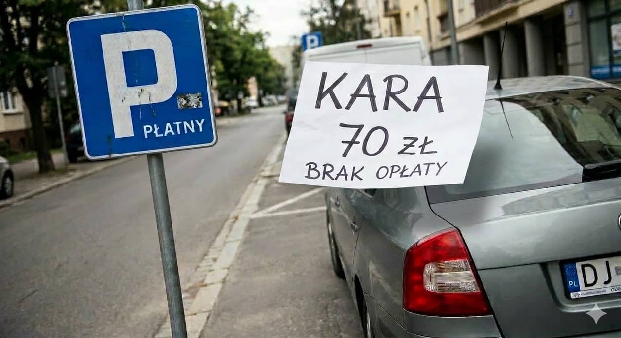 Jelenia Góra: 5 minut warte 70 zł. Historia z parkingu w Jeleniej Górze