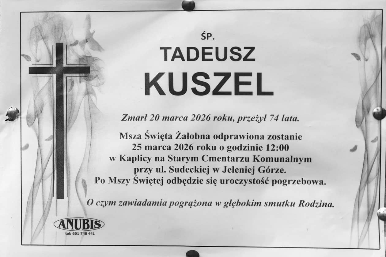 Jelenia Góra: Zmarł Tadeusz Kuszel