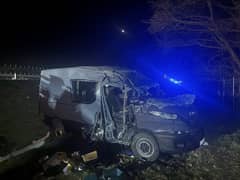 Poważne dachowanie busa