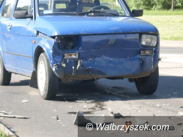 Wałbrzych: Wypadek w okolicy ronda koło Tesco