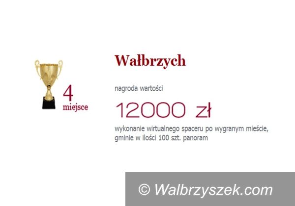 Wałbrzych: Wałbrzych wygrał wirtualny spacer