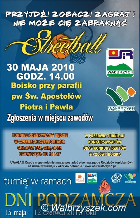 Wałbrzych: Znów zagrają w streetballa
