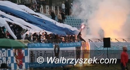 Wałbrzych/Nowa Sól: Kibice Górnika nie odpuszczają