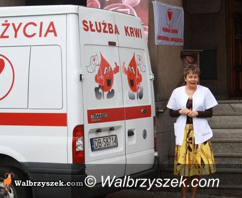 Wałbrzych: Krew potrzebna cały rok