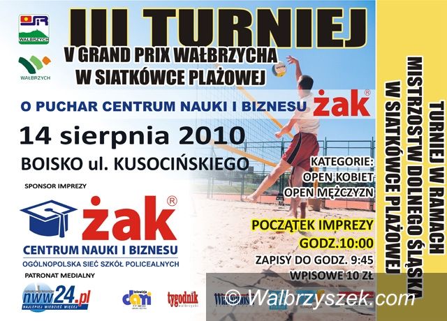 Wałbrzych: Grand Prix w siatkówce plażowej
