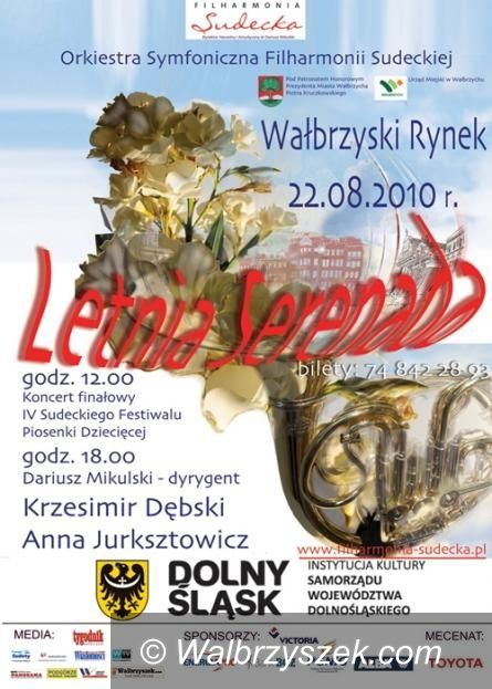 Wałbrzych: W niedzielę Letnia Serenada