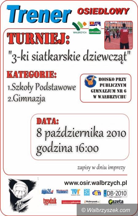 Wałbrzych: Zagrają trójki siatkarskie
