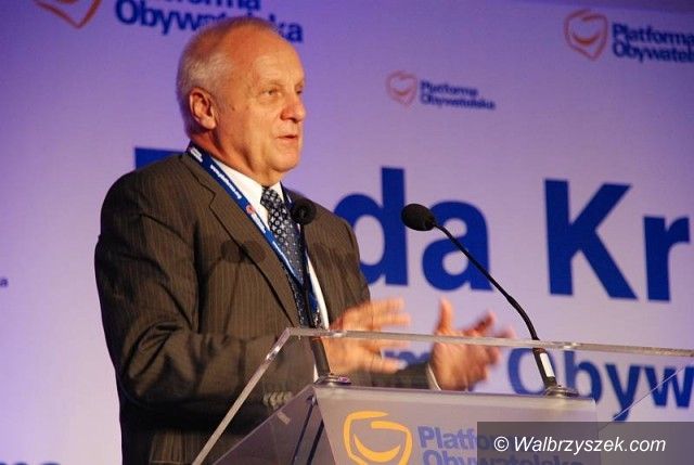 Wałbrzych: Stefan Niesiołowski w Wałbrzychu