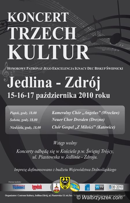 REGION, Jedlina-Zdrój: Zbliża się Koncert Trzech Kultur
