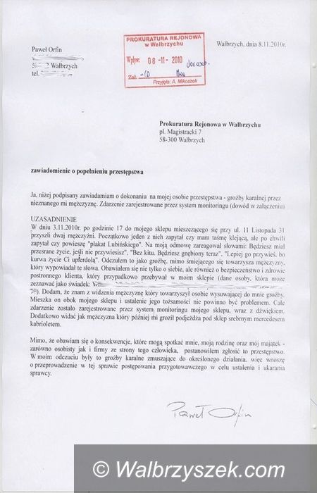 Wałbrzych: Ciemna strona kampanii