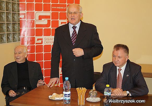 Wałbrzych: Longin Pastusiak odwiedził Wałbrzych