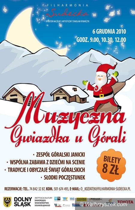 Wałbrzych: Mikołaj po góralsku w filharmonii