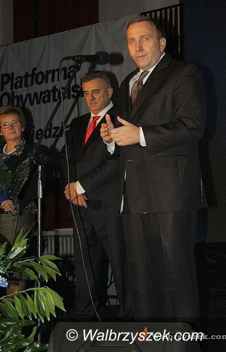 Wałbrzych: Schetyna wspiera Kruczkowskiego