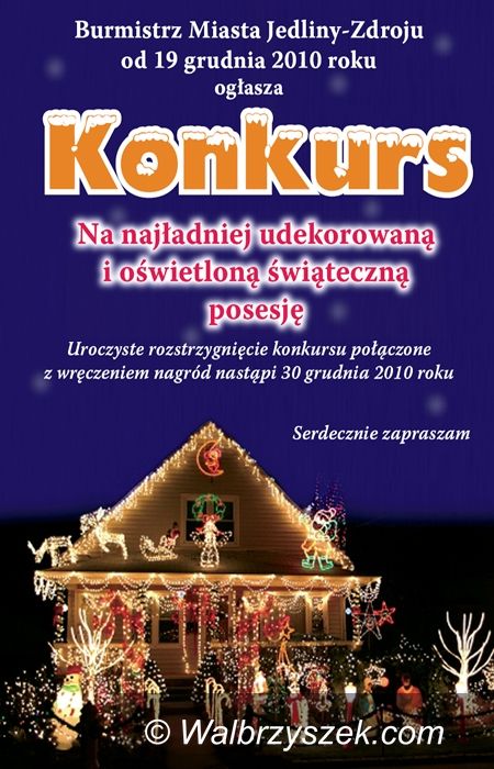 REGION, Jedlina-Zdrój: Piękne iluminacje w Jedlinie–Zdroju