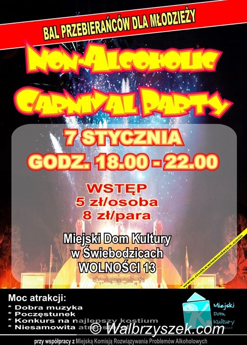REGION, Świebodzice: Non –Alkoholic Carnival Party w Świebodzicach
