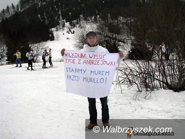 REGION, Andrzejówka: Protest ekologów w czasie Biegu Gwarków