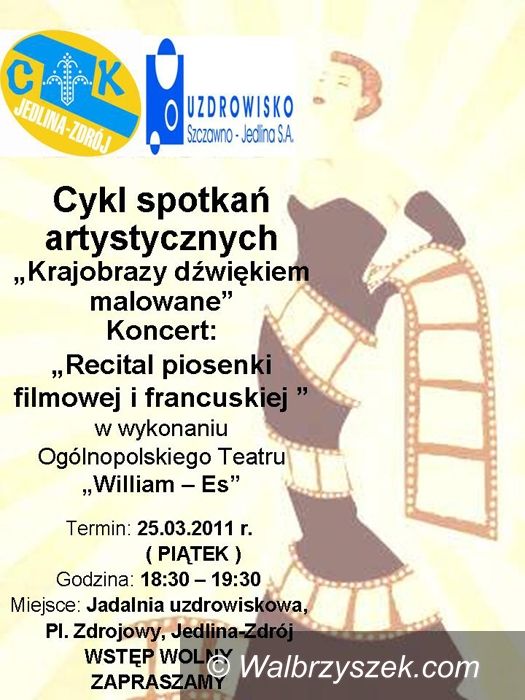 REGION, Jedlina-Zdrój: Piosenki filmowe i francuskie zagoszczą w Jedlinie–Zdroju