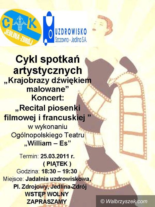 REGION, Jedlina-Zdrój: Piosenki filmowe i francuskie zagoszczą w Jedlinie–Zdroju