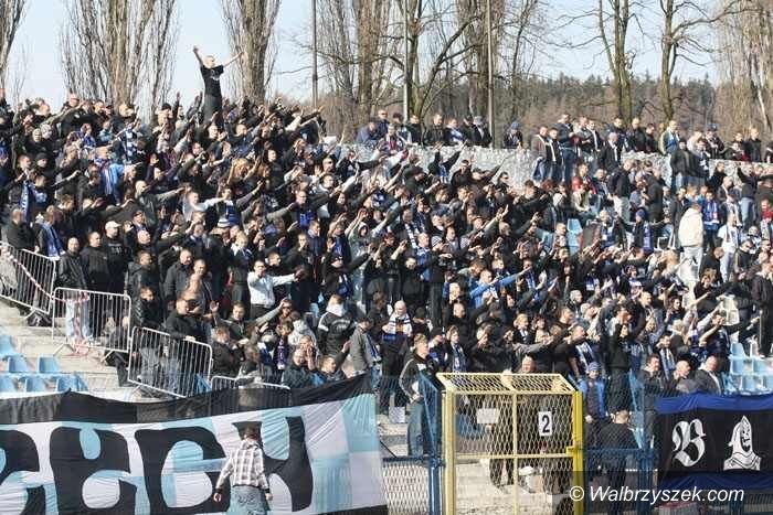 Wałbrzych: Tym razem na stadion nie wejdzie żaden z kibiców