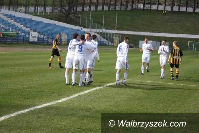 II-liga piłkarska: Górnik Wałbrzych bogatszy o pięć punktów