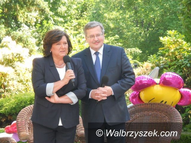 Wałbrzych: Dzieci z powiatu wałbrzyskiego z wizytą u prezydenta Komorowskiego