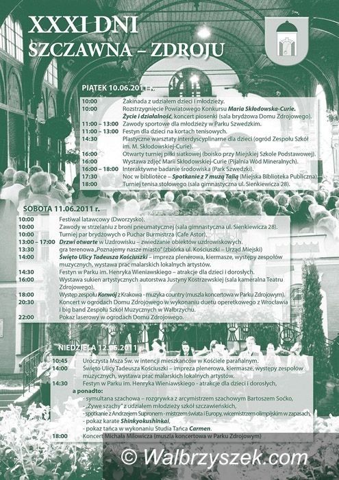 REGION, Szczawno-Zdrój: Dni Szczawna–Zdroju w najbliższy weekend