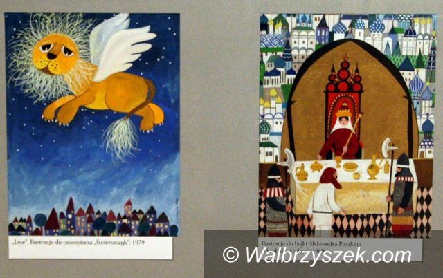 Wałbrzych: Ilustracje Zdzisława Witwickiego w Galerii Książki