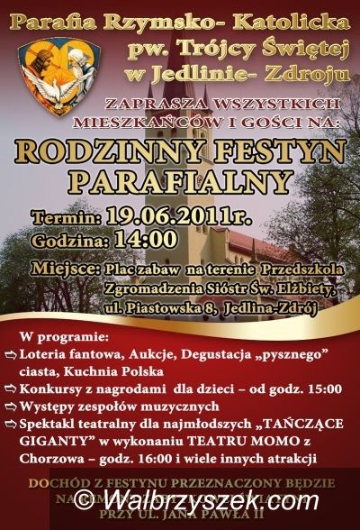 REGION, Jedlina-Zdrój: Już jutro festyn w Jedlinie–Zdroju