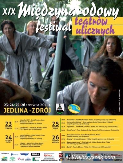 REGION, Jedlina-Zdrój: Teatry uliczne zagoszczą w Jedlinie–Zdroju