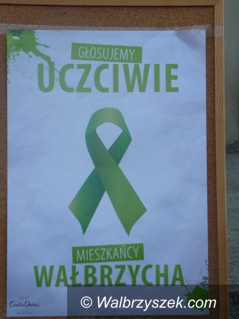 Wałbrzych: Czas na zmiany w świadomości wyborców – „Zielona wstążeczka – Głosujmy uczciwe”