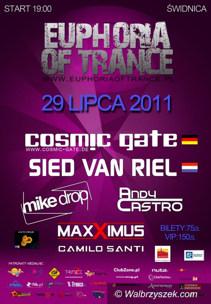 Świdnica: Euphoria of Trance już dzisiaj w Świdnicy