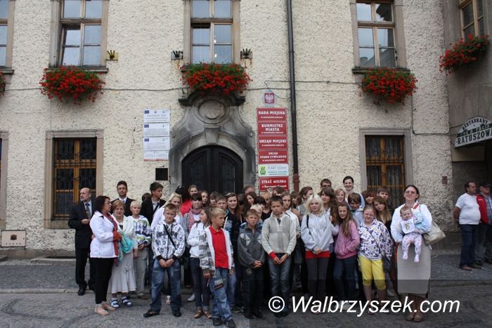 powiat wałbrzyski: Białorusini z wizytą na Dzikowcu