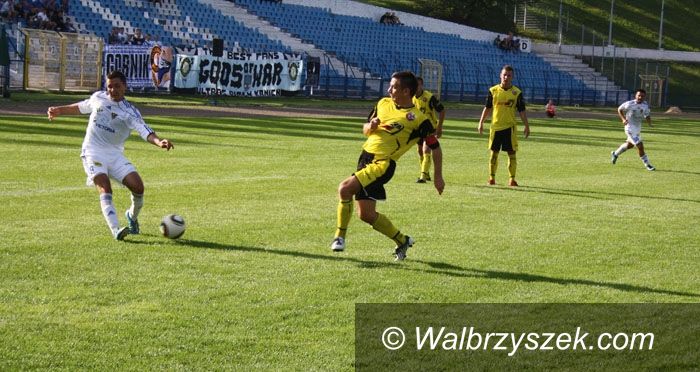 Wałbrzych: II liga piłkarska: Niespodziewana porażka z beniaminkiem