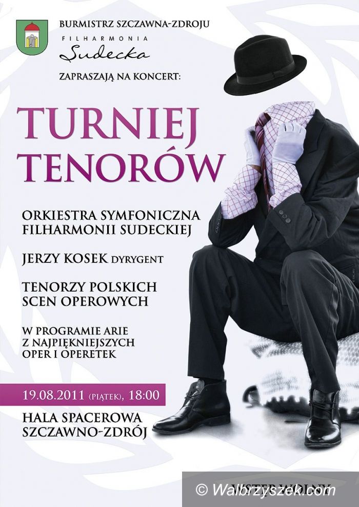 Szczawno - Zdrój: Turniej Tenorów w Hali Spacerowej