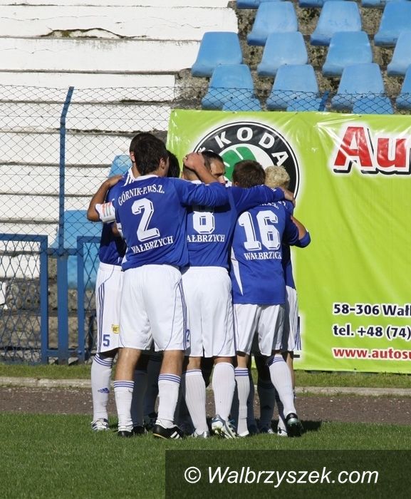 Wałbrzych: II liga piłki nożnej: Górnik zagra z liderem