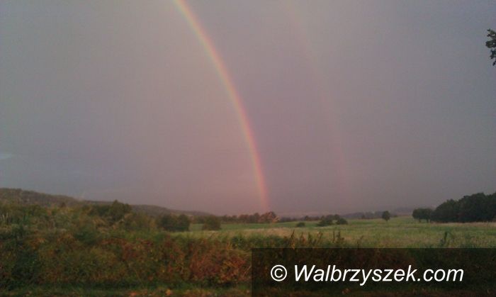 Wałbrzych: Podwójna tęcza nad Wałbrzychem