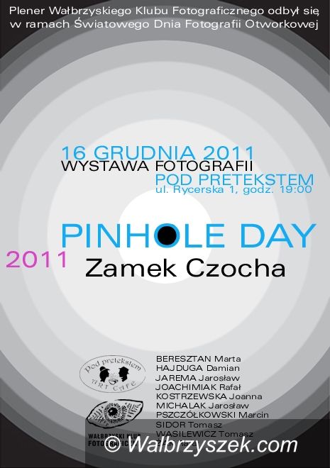 Wałbrzych: Wystawa w ramach Światowego Dnia Fotografii Otworkowej