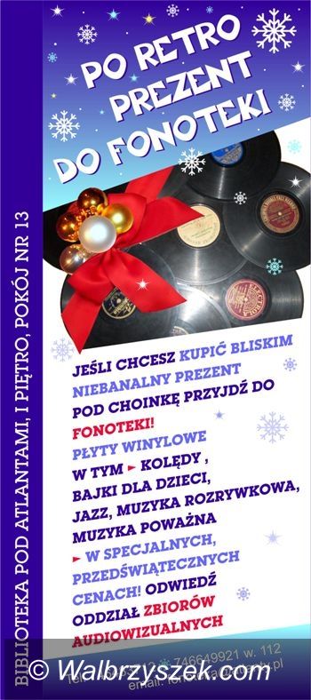 Wałbrzych: Po retro prezent do Fonoteki