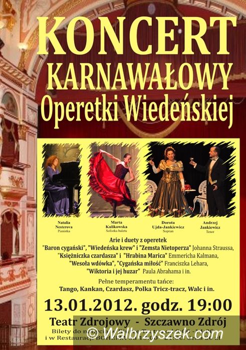 REGION, Szczawno Zdrój: Operetka wiedeńska w Teatrze Zdrojowym