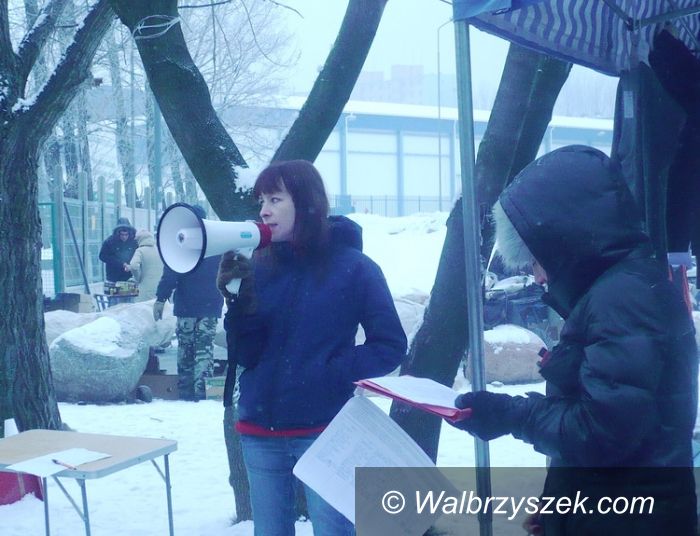 Wałbrzych: Zbierali podpisy w sprawie referendum