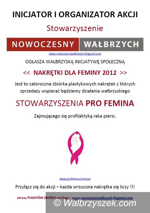 Wałbrzych: Pomóż zbierać nakrętki